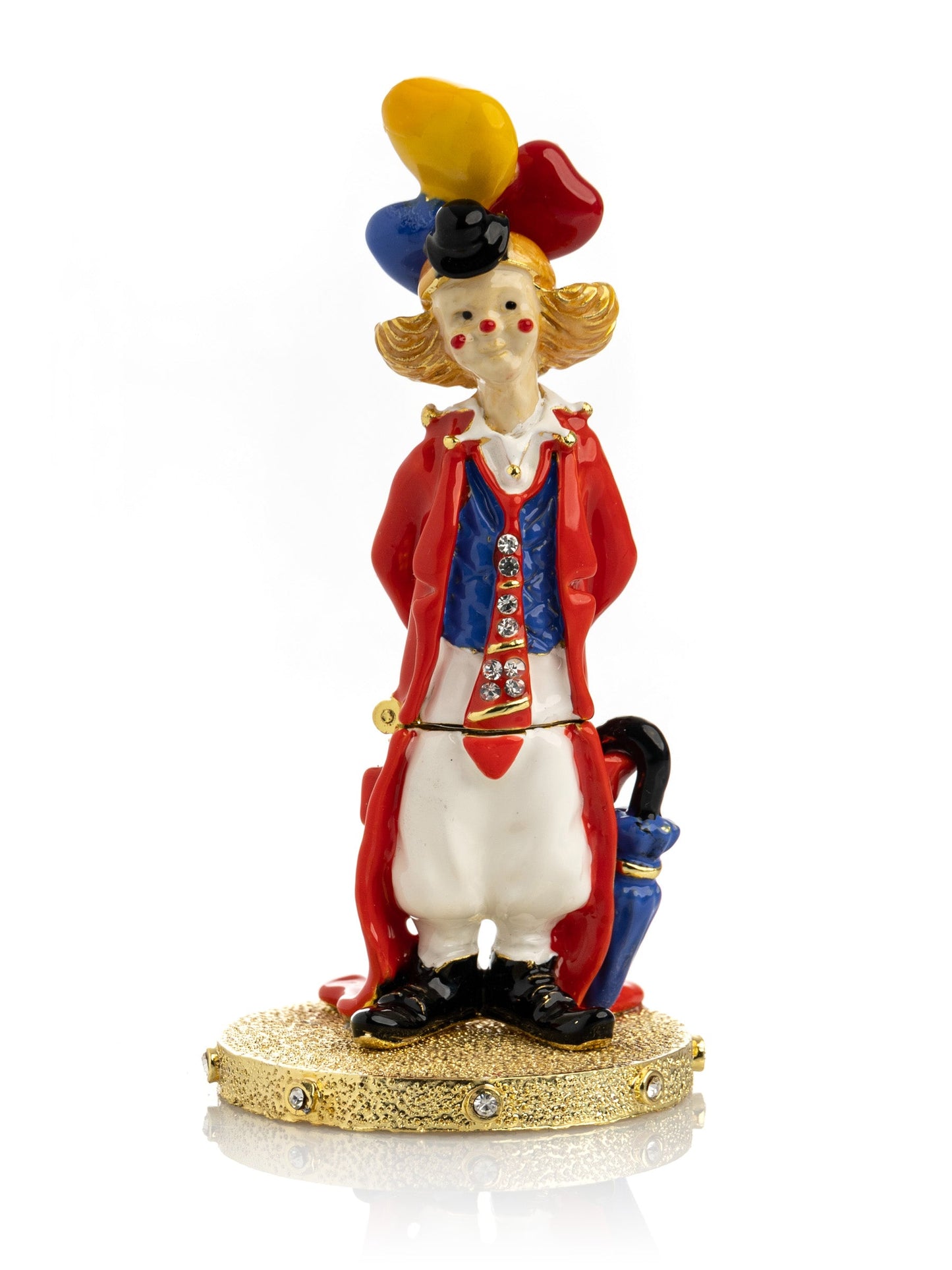 Area Clown with Umbrella trinket box