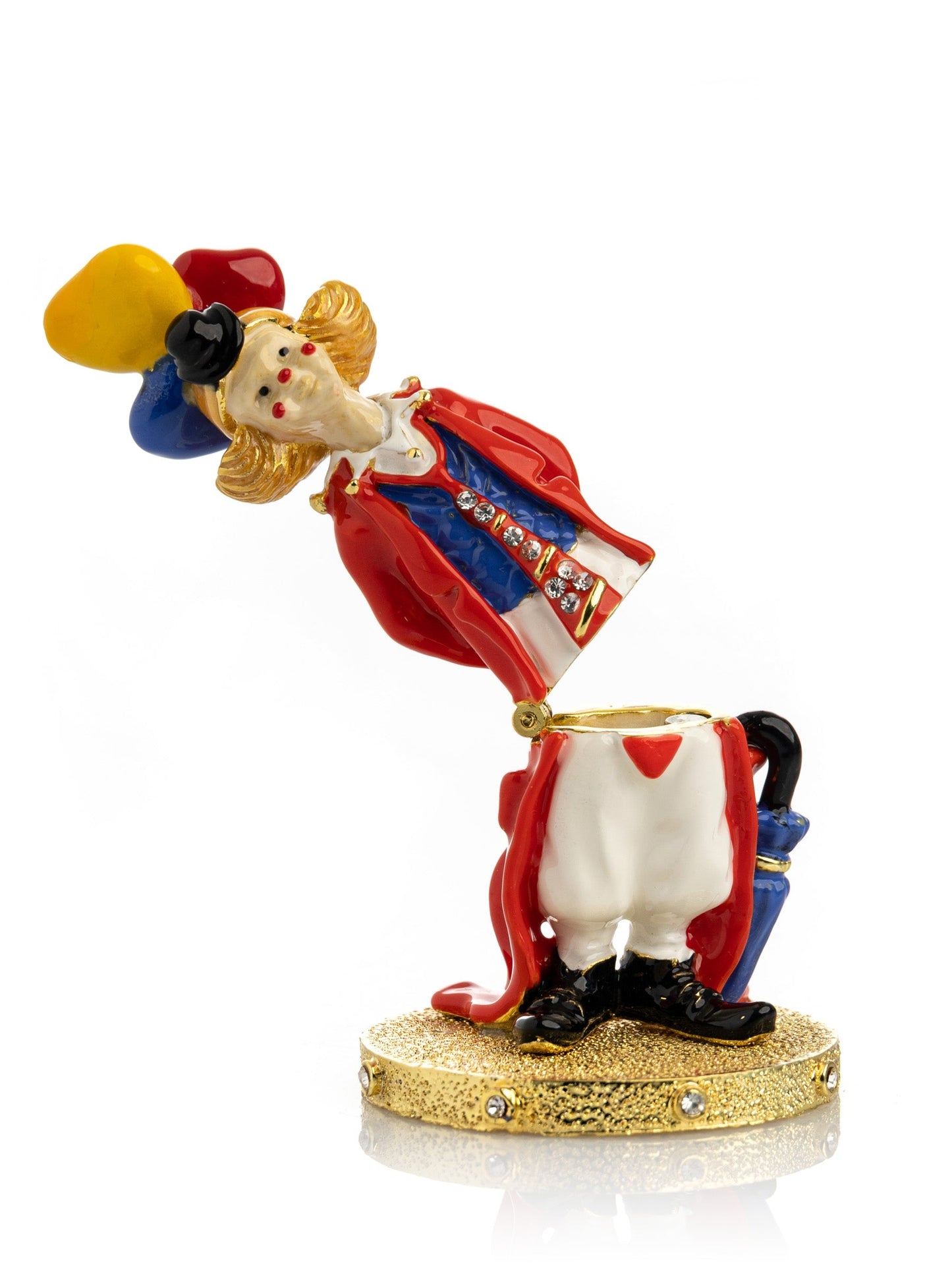 Area Clown with Umbrella trinket box