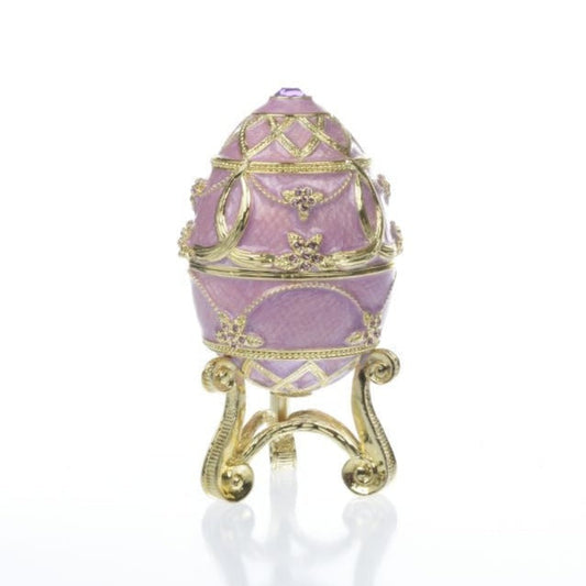 Area Purple Easter Egg with flower vase