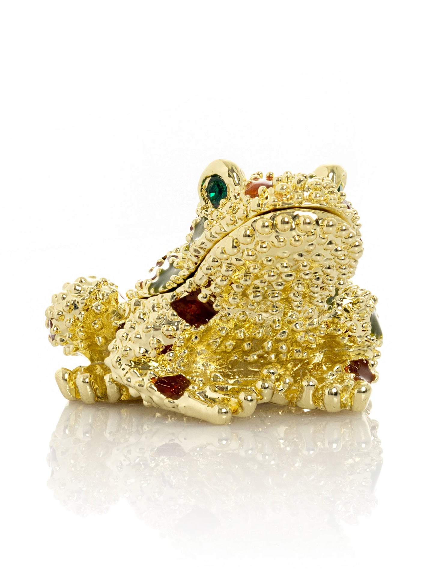 Area Golden Frog with Rare Gemstones