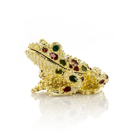 Area Golden Frog with Rare Gemstones